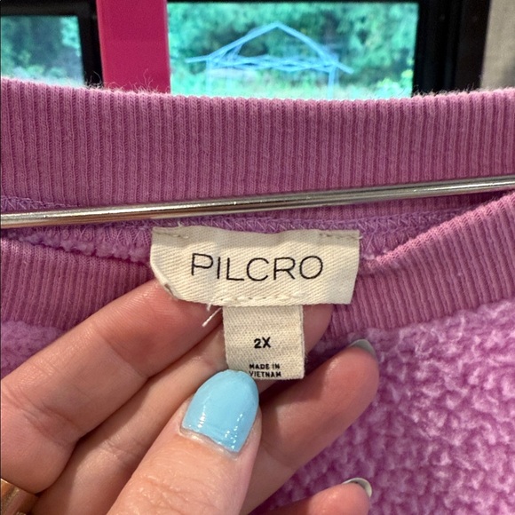 Pilcro Lavender Crew Neck Sweater size 2X - Picture 2 of 4